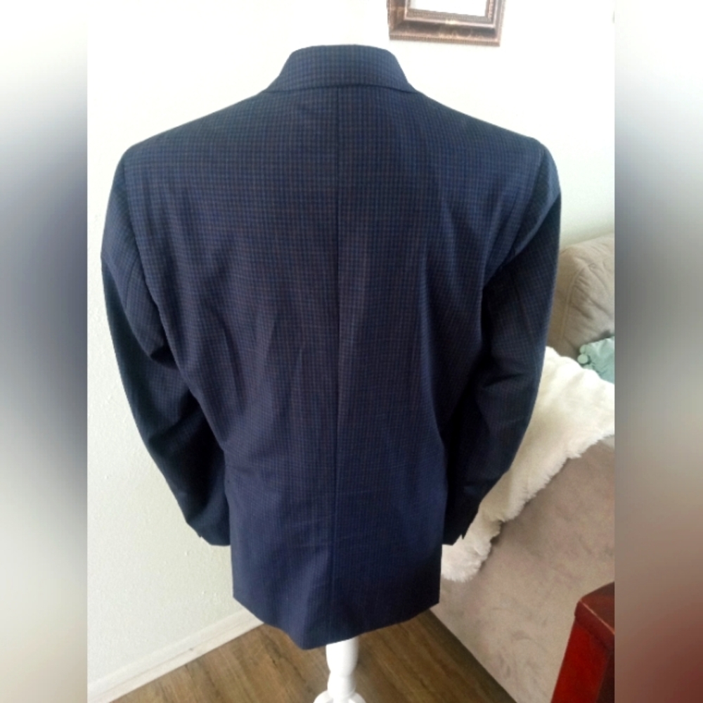 CHRISTIAN DIOR Monsieur Vintage Wool Black Sport Coat | 46 R - Picture 8 of 10
